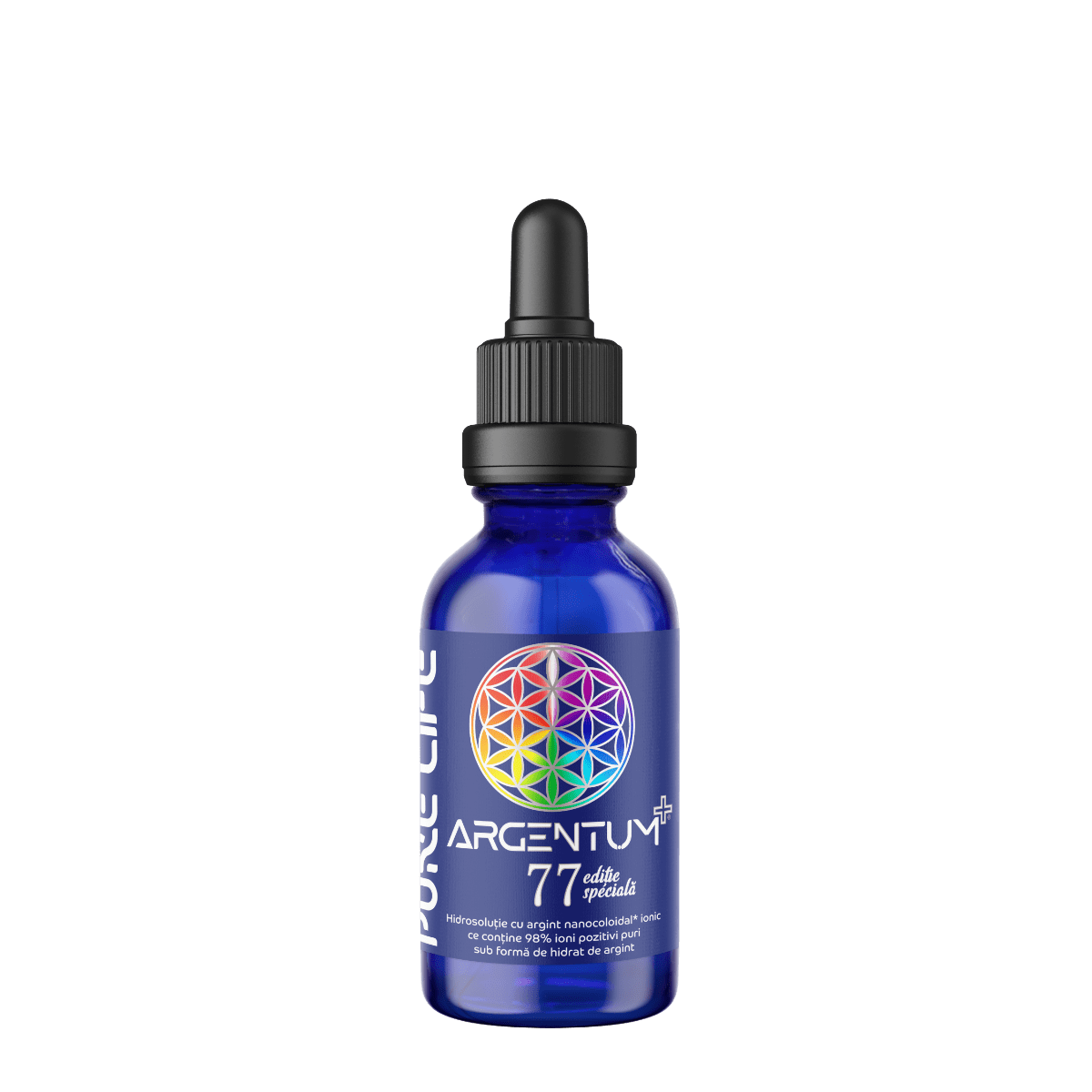 Argint nanocoloidal Argentum+ Editie Speciala, 30 ml, Pure Life