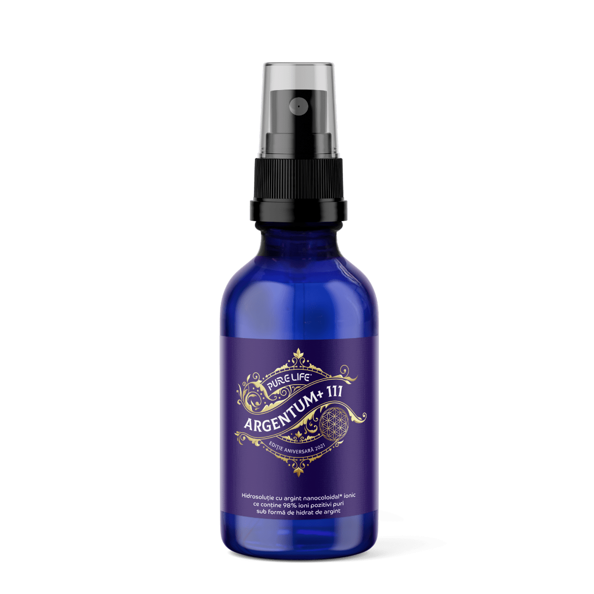 Argint nanocoloidal Argentum+ Editie Aniversara, 60 ml, Pure Life