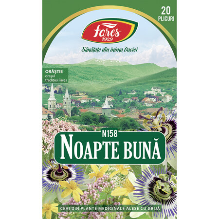 Ceai Noapte buna, 20 plicuri, Fares 722335