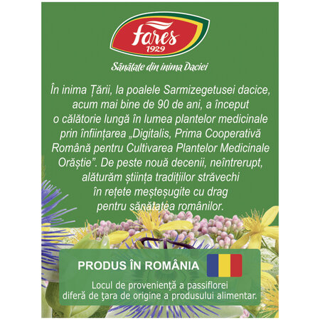 Ceai Noapte buna, 20 plicuri, Fares 722334