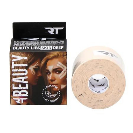 Banda kinesiologica premium Beauty, 5 cm x 5 m, Bej, Rea Tape 559844