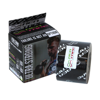 Banda kinesiologica premium Ultra Strong, 5 cm x 5 m, Negru, Rea Tape