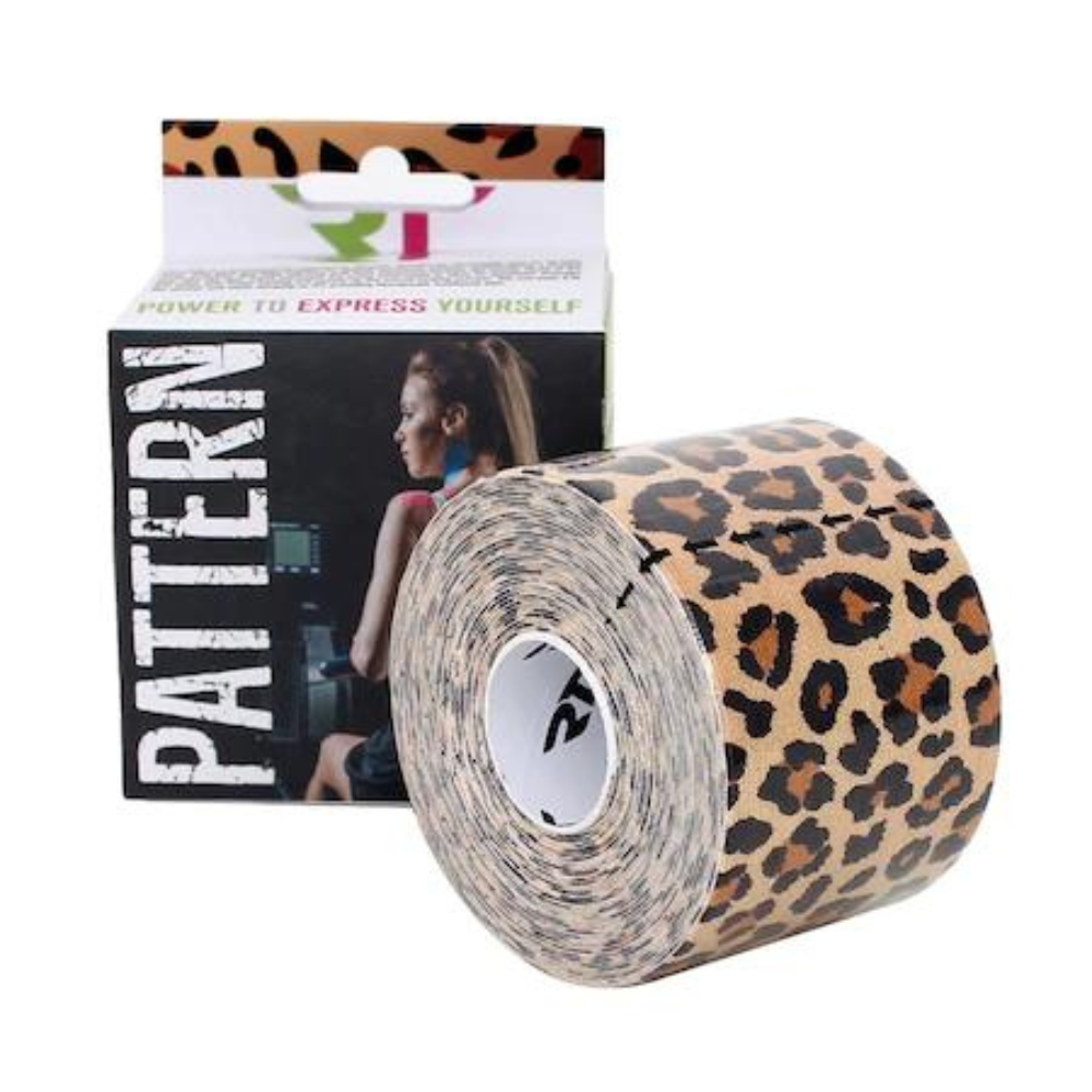 Banda kinesiologica premium Pattern, Panther, 5cm x 5m, Rea Tape