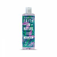 Gel de dus natural relaxant cu lavanda si muscata, 400 ml, Faith in Nature