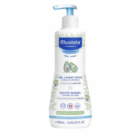 Gel de Curatare Delicat cu Avocado Organic, 500ml, Mustela