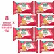 Biscuiti Bio cu umplutura de capsuni si mere, 36 luni+, 64 g, Organix 819335