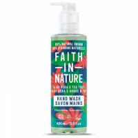 Sapun lichid natural cu Aloe Vera si ulei de tea tree, 400 ml, Faith in Nature