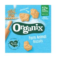 Biscuiti Bio sub forma de animale de la ferma, 12 luni+, 100 g, Organix