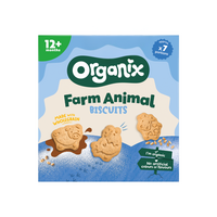 Biscuiti Bio sub forma de animale de la ferma, 12 luni+, 100 g, Organix
