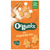 Biscuiti Bio cu ghimbir, 12 luni+, 5 pungute x 20 g, Organix