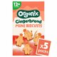 Mini biscuiti ecologici cu ghimbir, 12 luni+, 100 g, Organix 823154