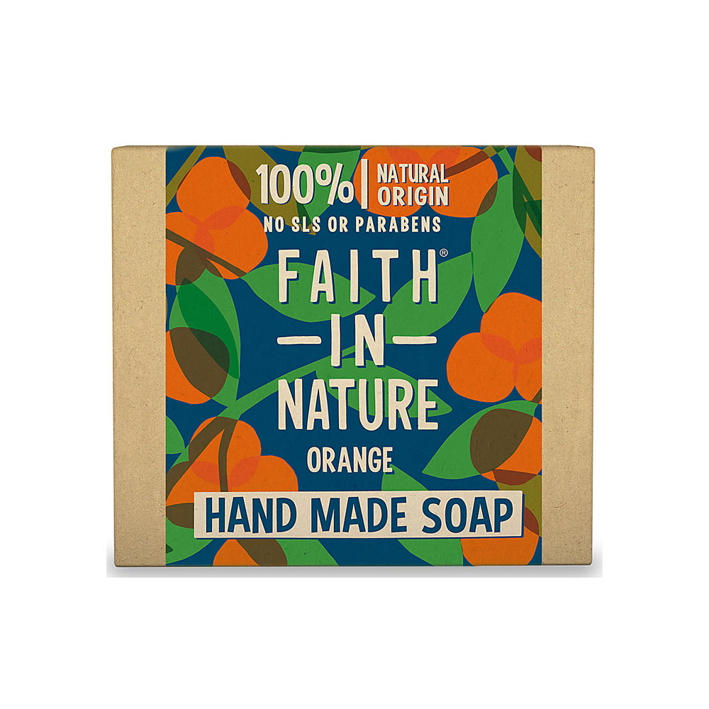 Sapun natural cu portocala, 100 g, Faith in Nature