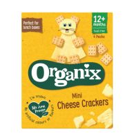 Biscuiti Bio mini cu branza, 12 luni+, 4 pungute x 20 g, Organix