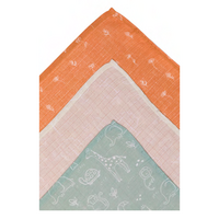 Set scutece din muselina, 75 x 75 cm, 3 bucati, Fillikid