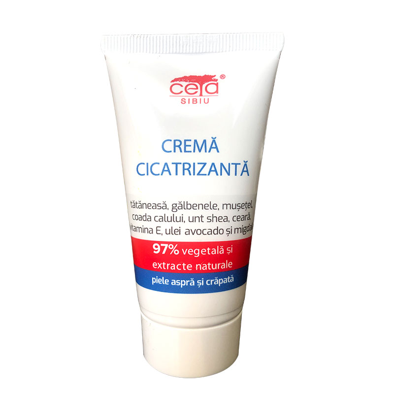 Crema cicatrizanta pentru piele aspra si crapata, 50 ml, Ceta