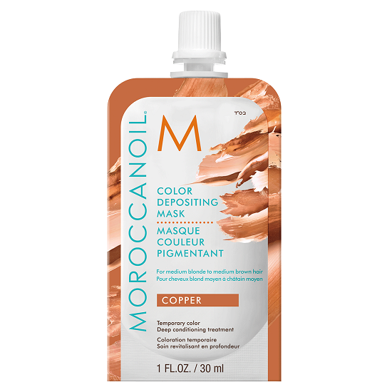 Masca de par nuantatoare, Copper, 30 ml, Moroccanoil