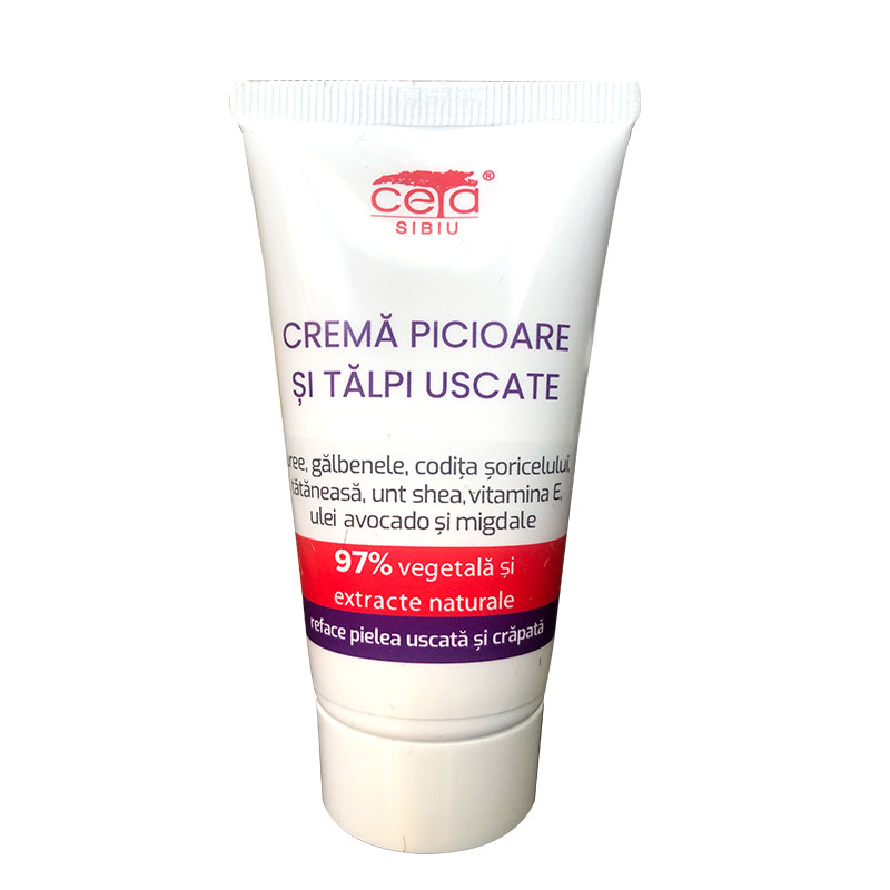 Crema pentru picioare si talpi uscate, 50 ml, Ceta