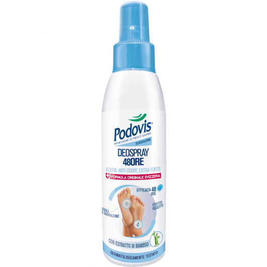 Deodorant spray antiperspirant pentru picioare 48h, 100 ml, Podovis