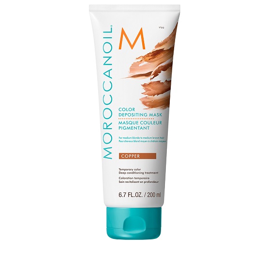 Masca de par nuantatoare Copper, 200 ml, Moroccanoil