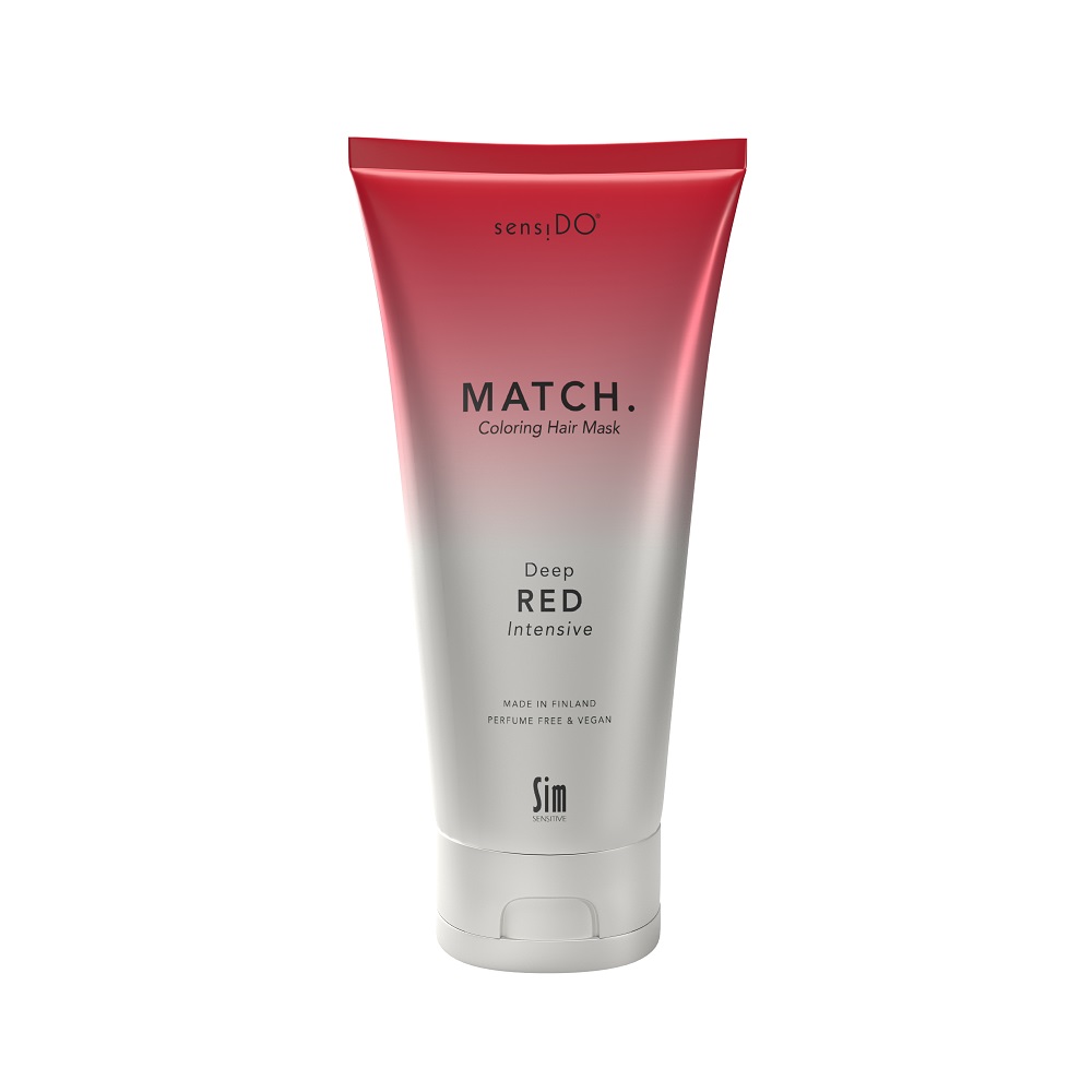 Masca de par coloranta Deep Red Intensive, 200 ml, Sensido Match