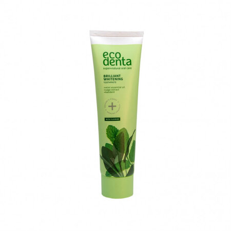 Pasta de dinti pentru albire cu ulei de menta, extract de salvie si Kalident, 100 ml, Ecodenta 560335