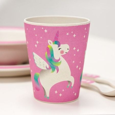 Set de masa din bambus, Rainbow Unicorn, Sass & Belle 452684