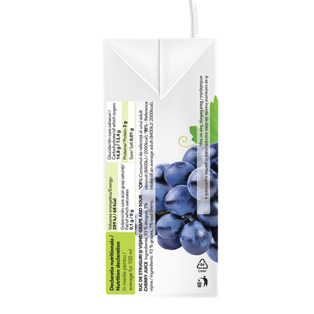 Suc de struguri si visine, 200 ml, Ana Are 616795