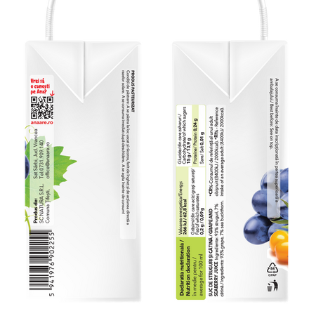 Suc de struguri si catina, 200 ml, Ana Are 616788