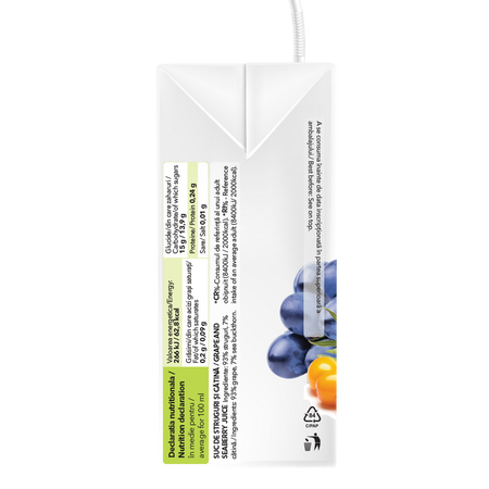 Suc de struguri si catina, 200 ml, Ana Are 616790