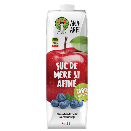 Suc de mere si afine, 1L, Ana Are