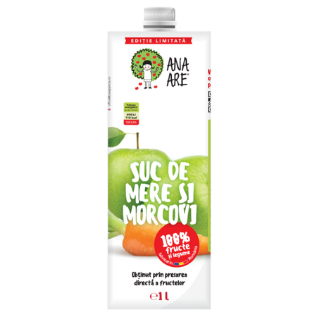 Suc de mere si morcovi, 1L, Ana Are