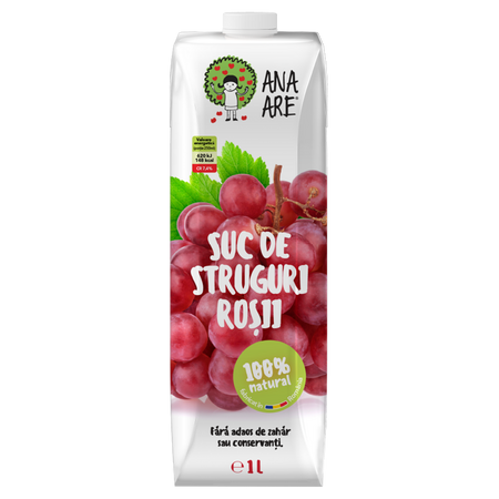 Suc de struguri rosii, 1L, Ana Are
