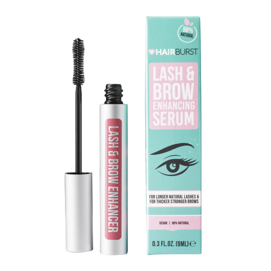 Ser pentru cresterea si indesirea genelor si sprancenelor, 9 ml, Hairburst