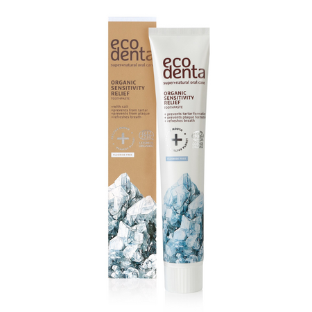 Pasta de dinti organica pentru dinti si gingii sensibile