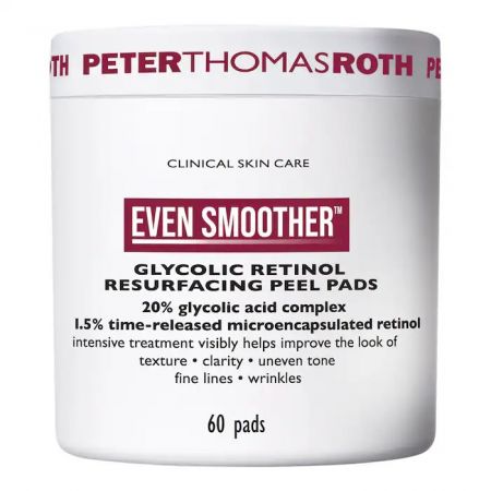 Dischete peeling Even Smoother Glycolic Retinol Resurfacing Peel Pads Peter Thomas Roth