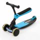 Trotineta pentru copii 2 in 1 Skootie, 1-5 ani, Neon Blue, Hauck 560499