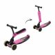 Trotineta 2 in 1 Skootie, 1-5 ani, Neon Pink, Hauck 560523