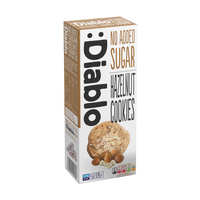 Biscuiti fara zahar adaugat cu alune, 135 g, Diablo
