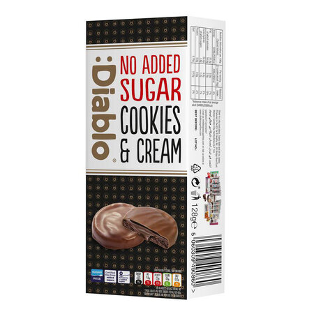 Biscuiti fara zahar cu umplutura si invelis de ciocolata Diablo
