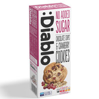 Biscuiti fara zahar adaugat cu bucatele de ciocolata si merisoare, 135 g, Diablo