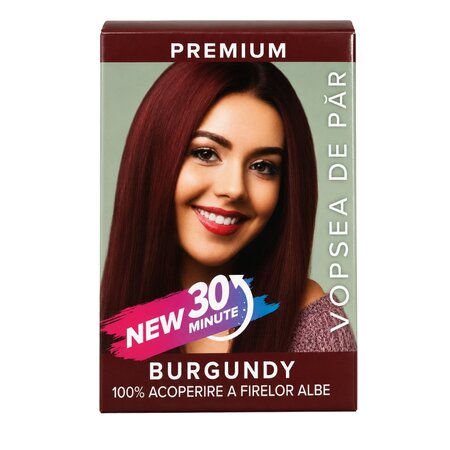 Vopsea de par Sonia Henna, Burgundy, 60g, Kian Cosmetics