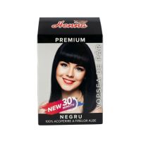 Vopsea de par Sonia Henna, negru, 60 g, Kian Cosmetics