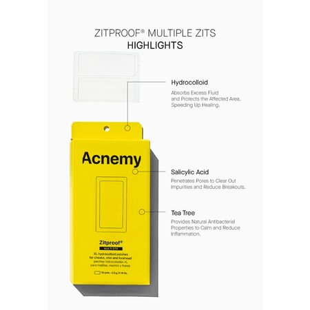 Plasturi hidrocoloidali pentru fata Zitproof Multizits, 10 bucati, Acnemy 688688