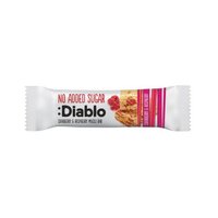 Baton fara zahar adaugat cu musli, zmeura si merisoare, 30 g, Diablo