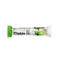 Baton fara zahar adaugat de cereale si mere cu invelis din iaurt, 30 g, Diablo