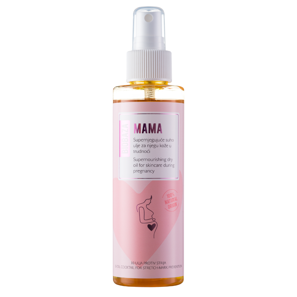 Ulei natural antivergeturi pentru sarcina Mama, 150 ml, Biobaza