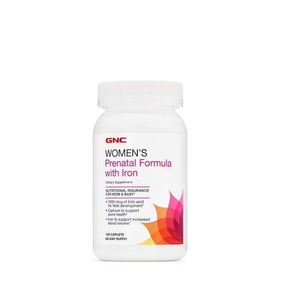 Women`s Prenatal Formula cu Fier (286322), 120 tablete, GNC