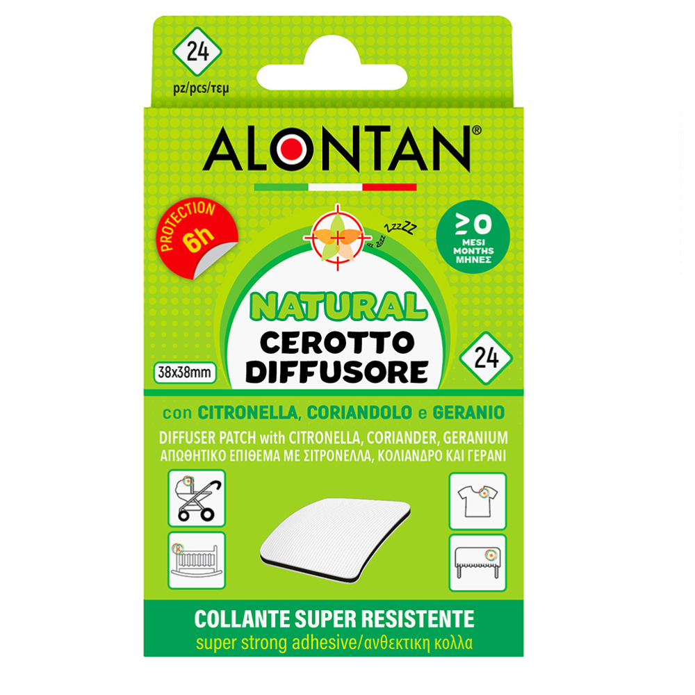 Plasturi cu uleiuri esentiale naturale, 24 bucati, Alontan