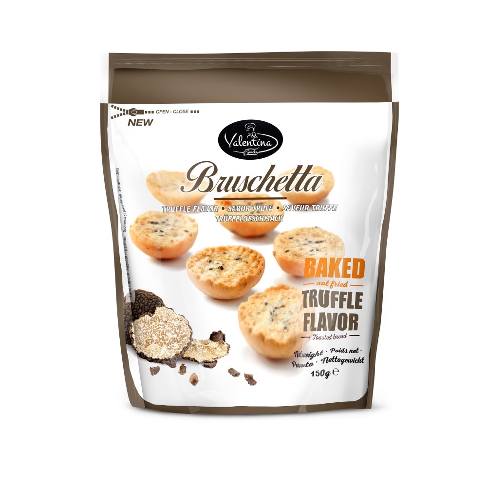 Paine coapta cu trufe Bruschetta, 150 g, Valentina Snacks