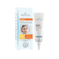 Crema protectie solara SPF 50+, matifianta, pentru ten acneic si gras AknSun, 40 ml, Bio Balance